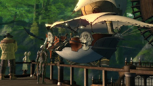 FFXIV airship - Gridania FFXIV airship - Gridania