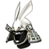 FFXIV - Silver Usagi Kabuto