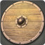Dated Round Chestnut Shield - Shields - Items