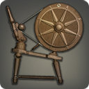 Walnut Spinning Wheel - Weaver crafting tools - Items