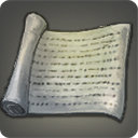 Blank Grade 1 Orchestrion Roll - New Items in Patch 3.15 - Items