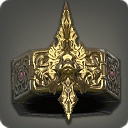 Gold Lone Wolf Ring - Rings Level 1-50 - Items