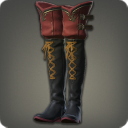 Tigerskin Thighboots of Striking - Greaves, Shoes & Sandals Level 61-70 - Items