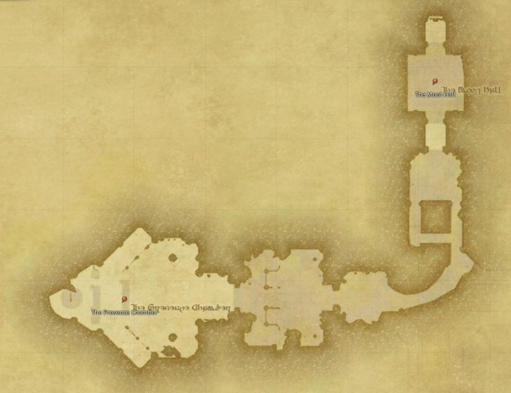 Map of The Amdapor Keep (Hard) in FFXIV: A Realm Reborn