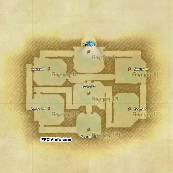 Map of The Binding Coil of Bahamut Turn 2 in FFXIV: A Realm Reborn