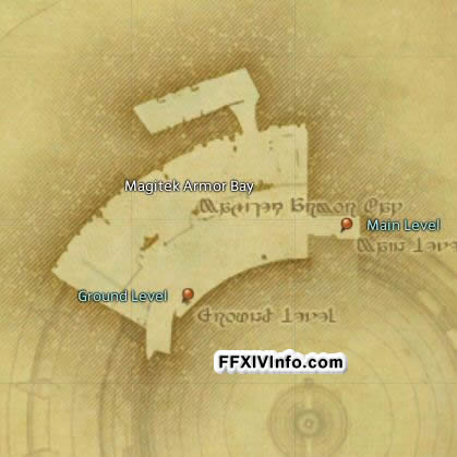 Map of The The Praetorium in FFXIV: A Realm Reborn