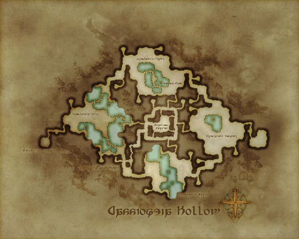 Map of Cassiopeia Hollow Map of Cassiopeia Hollow