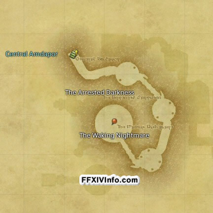 Map of The The Lost City of Amdapor in FFXIV: A Realm Reborn