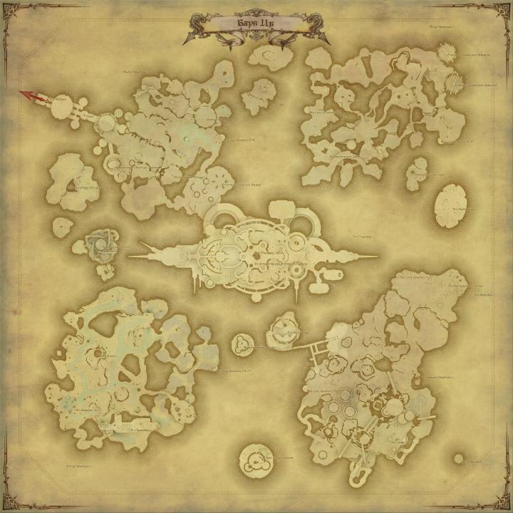 Map of The Azys Lla in FFXIV: 
