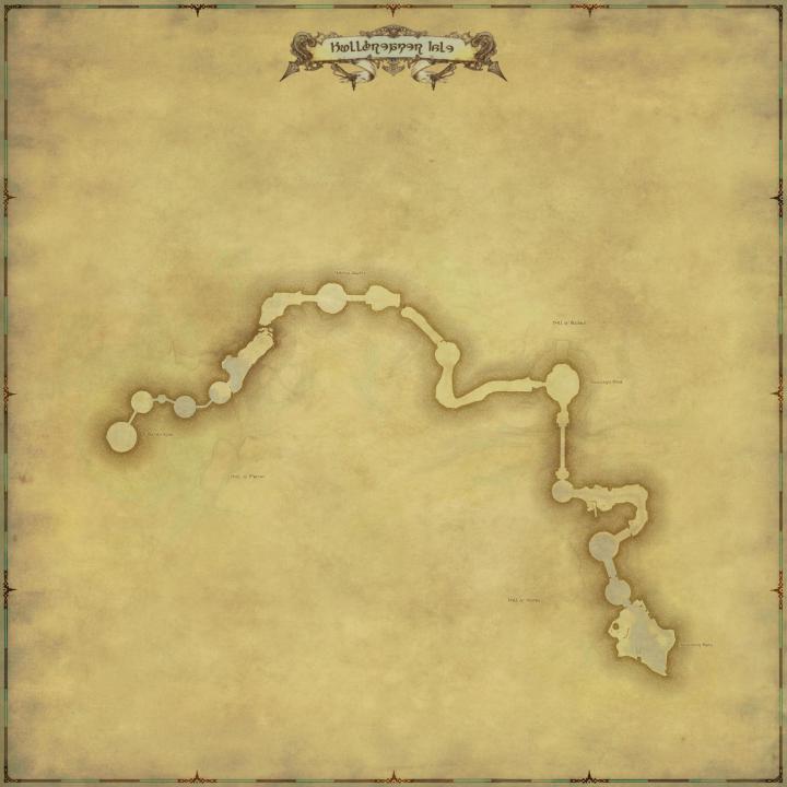 Map of The Hullbreaker Isle (Hard) in FFXIV: Heavensward