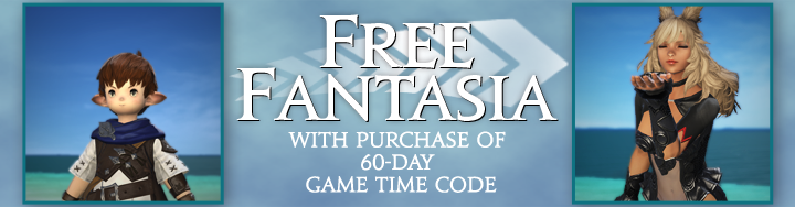FFXIV News - Lodestone: Get a Free Fantasia with Purchase of 60-Day Game Time Code for a Limited Time