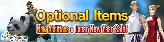 FFXIV News - Lodestone: New Optional Items & Lunar New Year Sale!