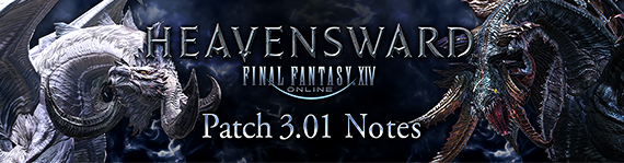 FFXIV News - Patch 3.01 Notes