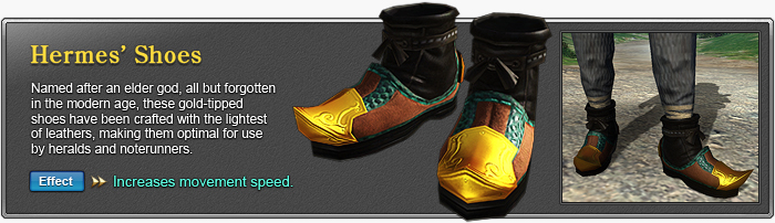 FFXIV Information - Hermes Shoes