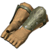 FFXIV - Fingerless Boarskin Gloves of Slaying (Green) 