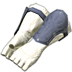 FFXIV - Fingerless Raptorskin Gloves (Blue) 