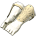 FFXIV - Fingerless Raptorskin Gloves of Slaying (White) 