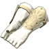 FFXIV - Fingerless Raptorskin Gloves (White) 