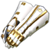 FFXIV - Heavy Darksteel Gauntlets (White) 