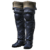 FFXIV - Raptorskin Thighboots (Blue)