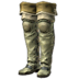 FFXIV - Raptorskin Thighboots (Green)