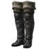 FFXIV - Raptorskin Thighboots (Grey)