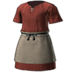 FFXIV - Woolen Smock of the Mind (Red) 