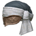 FFXIV - Woolen Turban (Grey)