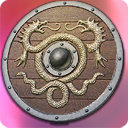 Aetherial Viper-crested Round Shield - Shields - Items