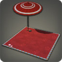 Crimson Felt Mat - Furnishings - Items