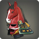 Crimson Uma Kabuto - Helms, Hats and Masks Level 1-50 - Items