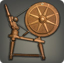 Mahogany Spinning Wheel - Weaver crafting tools - Items