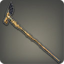 Plumed Yew Crook - White Mage weapons - Items