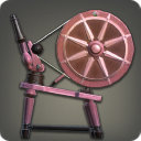 Dark Chestnut Spinning Wheel - Weaver crafting tools - Items
