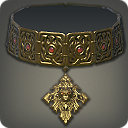 Gold Lone Wolf Choker - Necklaces Level 1-50 - Items