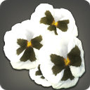 White Viola Corsage - Helms, Hats and Masks Level 1-50 - Items