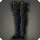 Smilodonskin Open-toed Boots of Aiming - Greaves, Shoes & Sandals Level 61-70 - Items