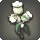 White Campanula Corsage - Helms, Hats and Masks Level 1-50 - Items