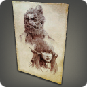 Yugiri and Gosetsu Sketch - Decorations - Items