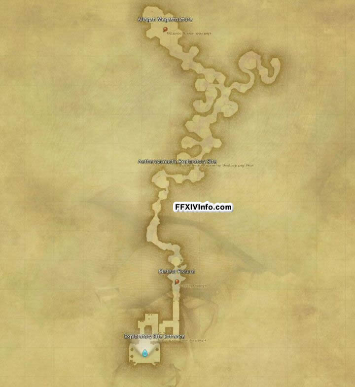 Map of The Binding Coil of Bahamut Turn 1 in FFXIV: A Realm Reborn