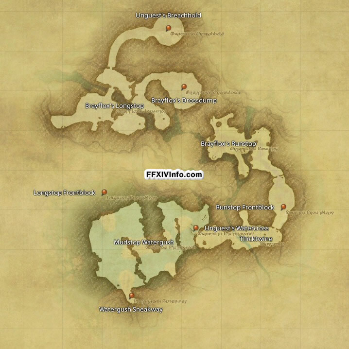Map of The Brayflox's Longstop (Hard) in FFXIV: A Realm Reborn