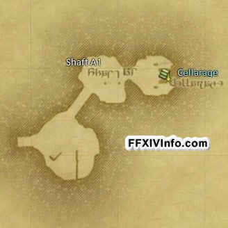 Map of The Copperbell Mines in FFXIV: A Realm Reborn
