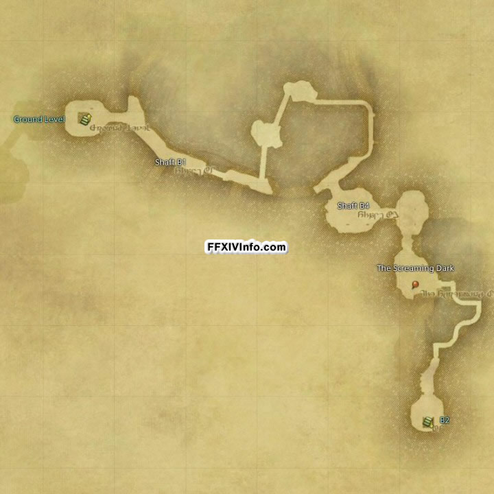 Map of The Copperbell Mines (Hard) in FFXIV: A Realm Reborn