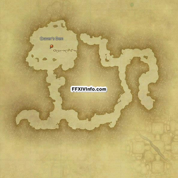 Map of The Cutter's Cry in FFXIV: A Realm Reborn