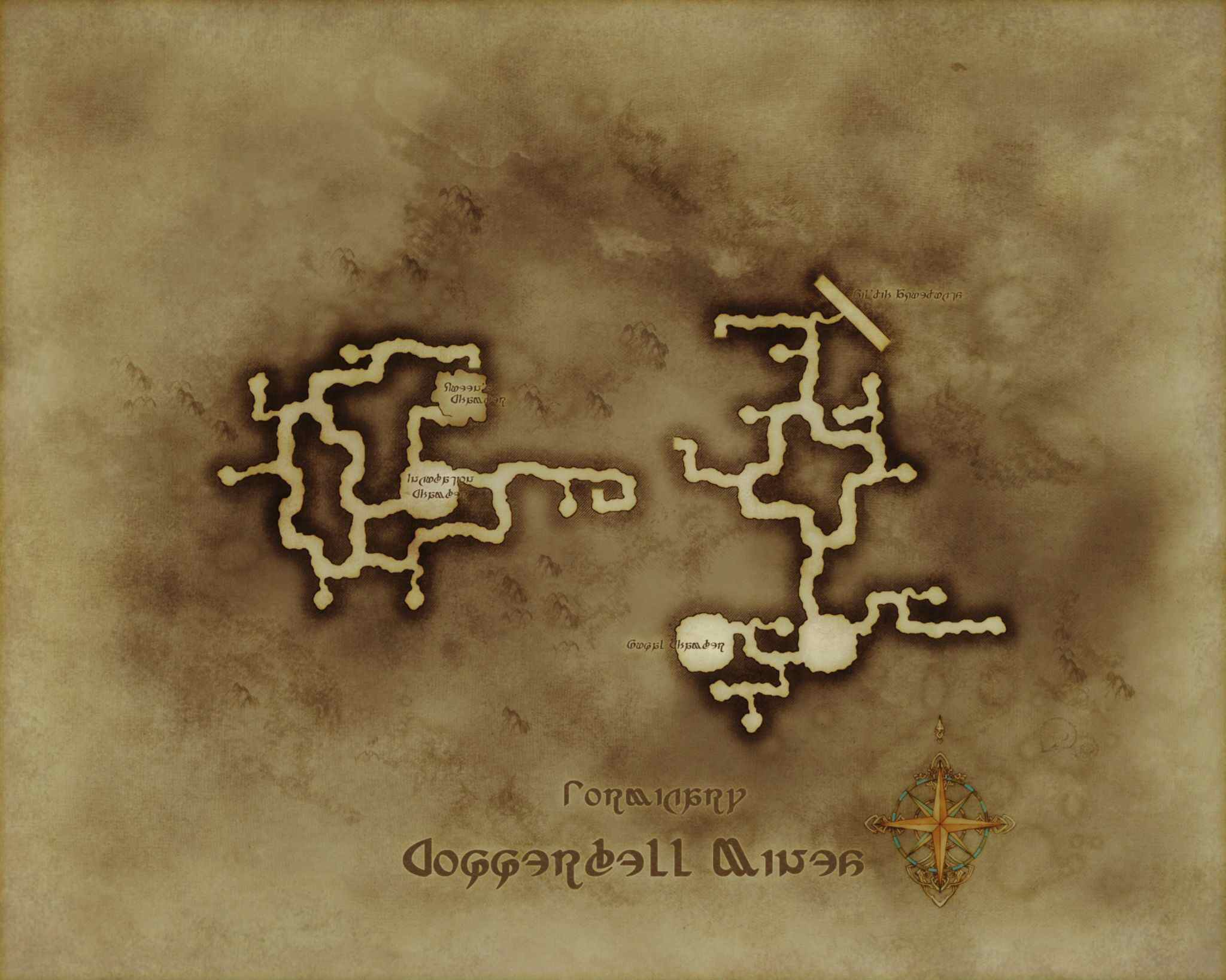 Map of The Copperbell Mines in FFXIV: A Realm Reborn