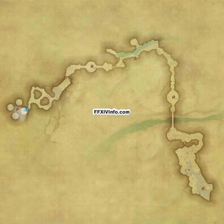 Map of The Hullbreaker Isle in FFXIV: A Realm Reborn