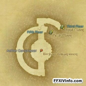 Map of The Pharos Sirius in FFXIV: A Realm Reborn