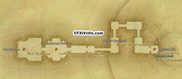 Map of The The Praetorium in FFXIV: A Realm Reborn