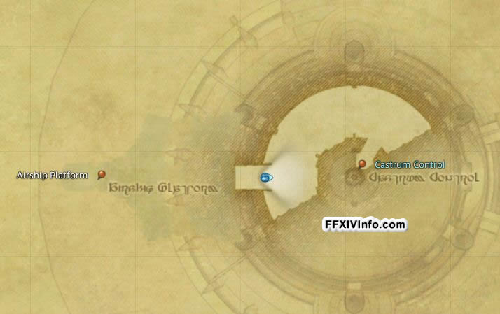 Map of The The Praetorium in FFXIV: A Realm Reborn