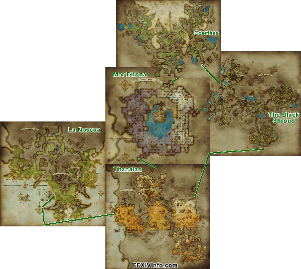 Map of Eorzea